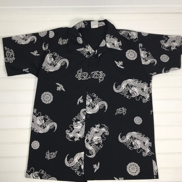 Ranchero Other - Ranchero Dragon Button Down Shirt Size XL